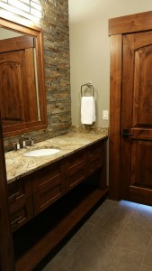 Modern Open Shelf Vanity