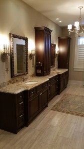 Stagger Depth Vanity and Linen