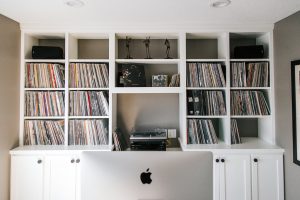 Custom painted office storage