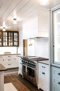 Shiplap Hood Painted Navajo White